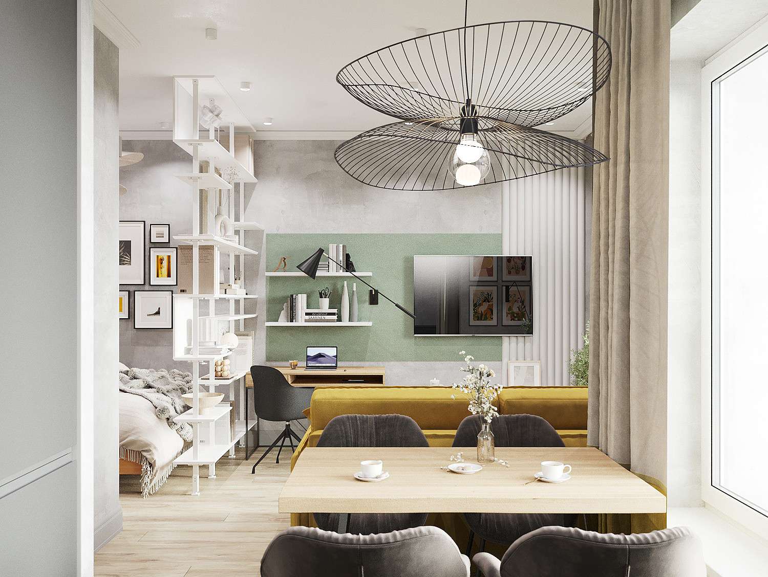 Студия для молодой девушки в Москве