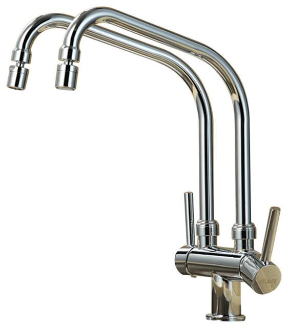 Creteil Double Pipe Hot And Cold Kitchen Sink Faucet