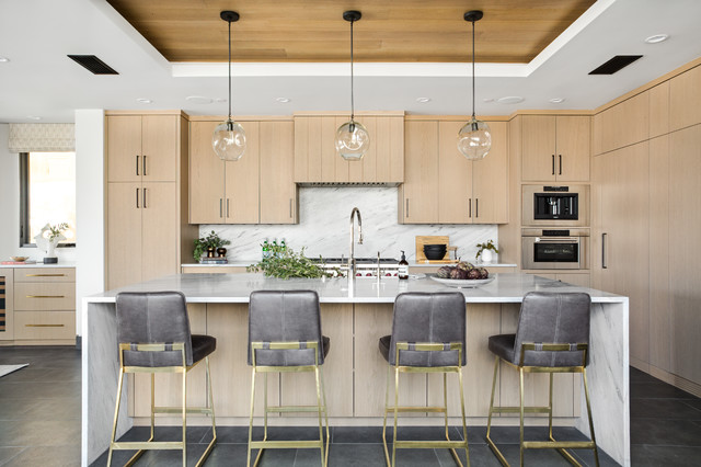 River contemporary-kitchen