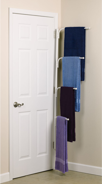 Clutterbuster™ Family Towel Bar/White