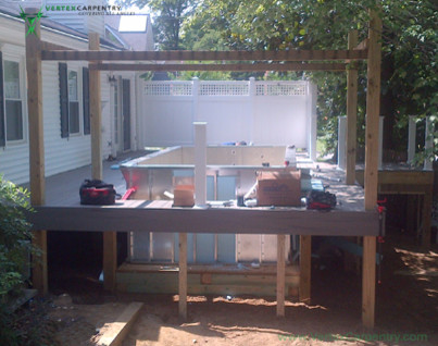 Example of a transitional home design design in DC Metro