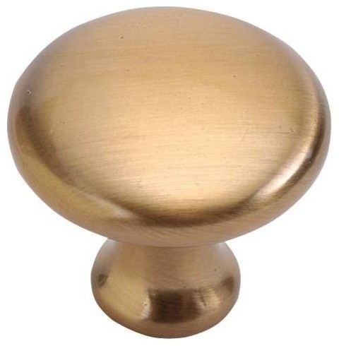 1-1/8 in. Conquest Satin Rose Gold Cabinet Knob (Set of 10)