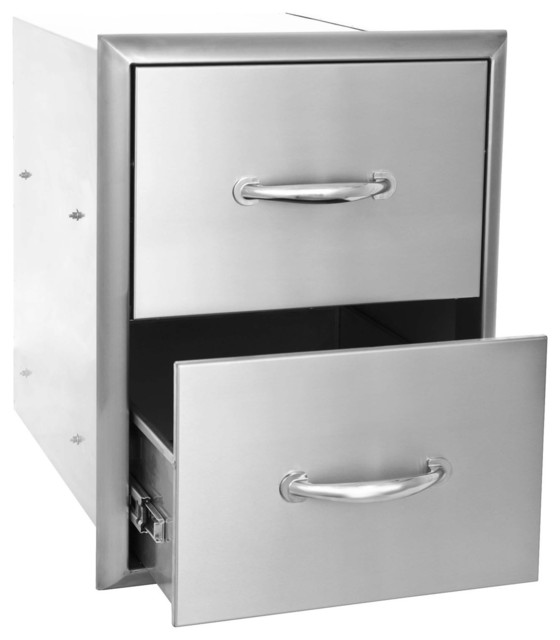 Blaze Built-in Double Drawer for Outdoor Kitchens