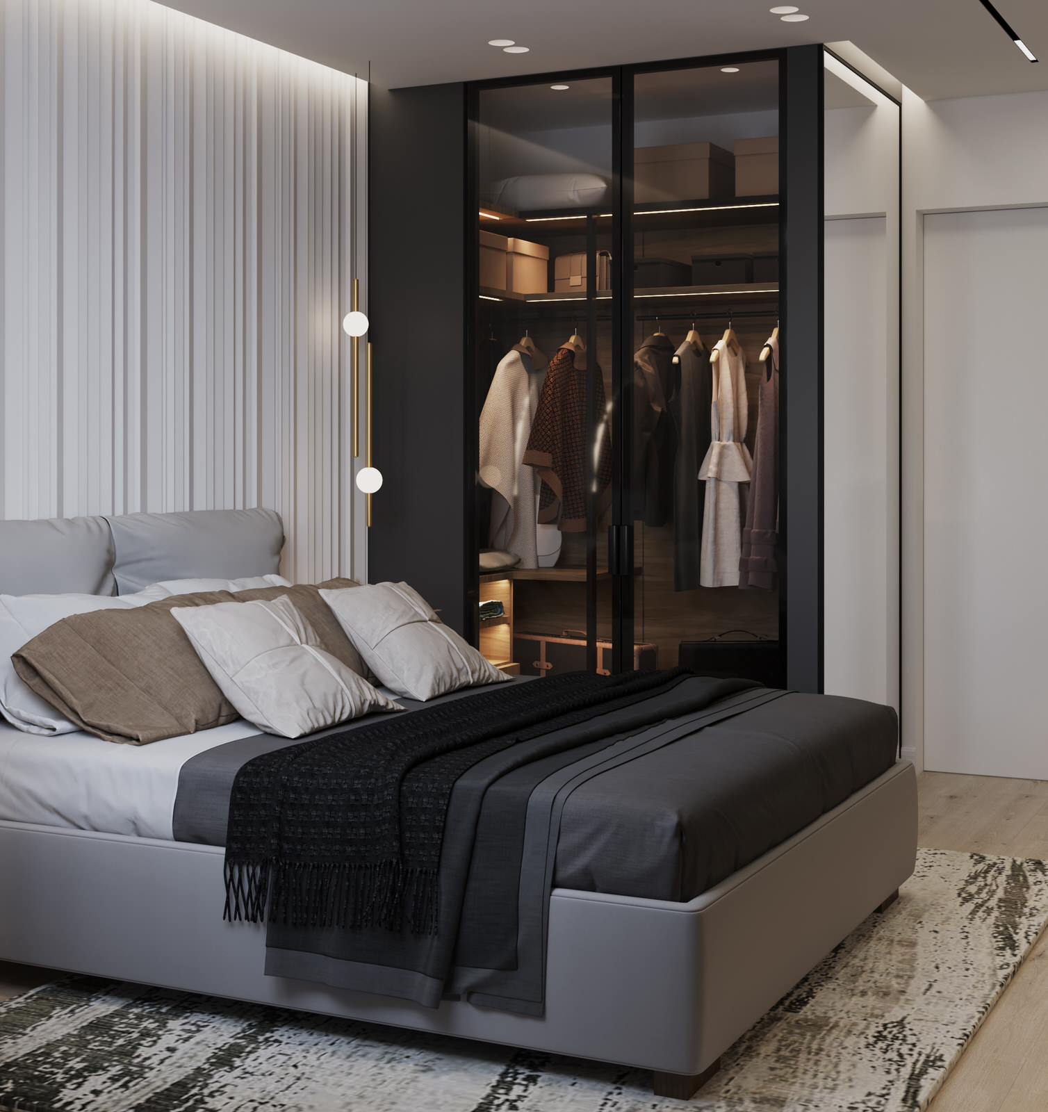 проект "Сдержанный комби на 87м2"