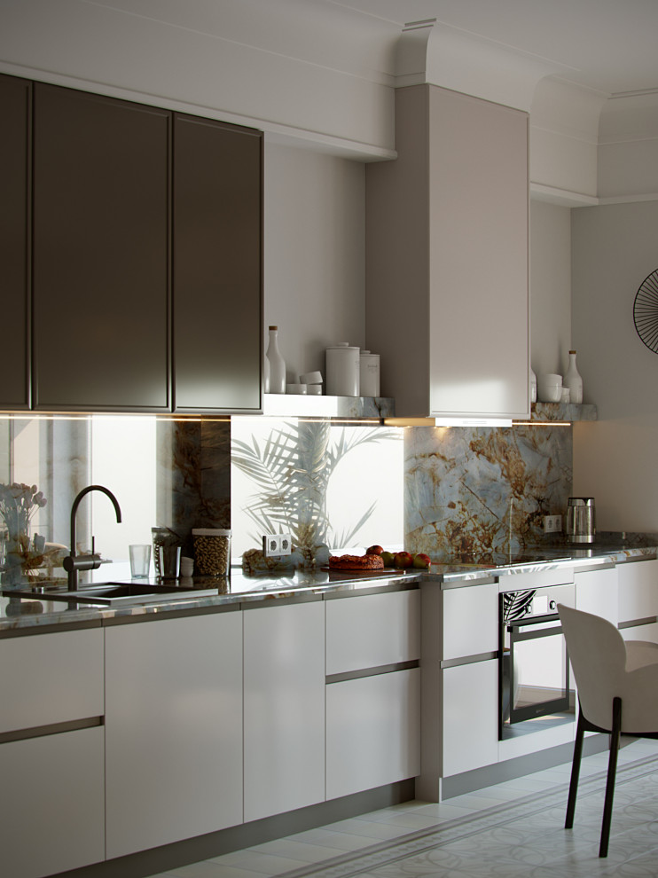 Интерьер кухни в стиле эклектика