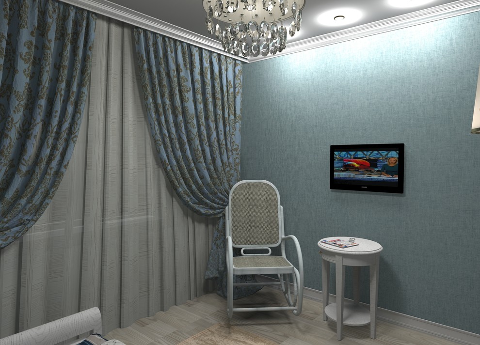 3-х комнатная в зелёном цвете