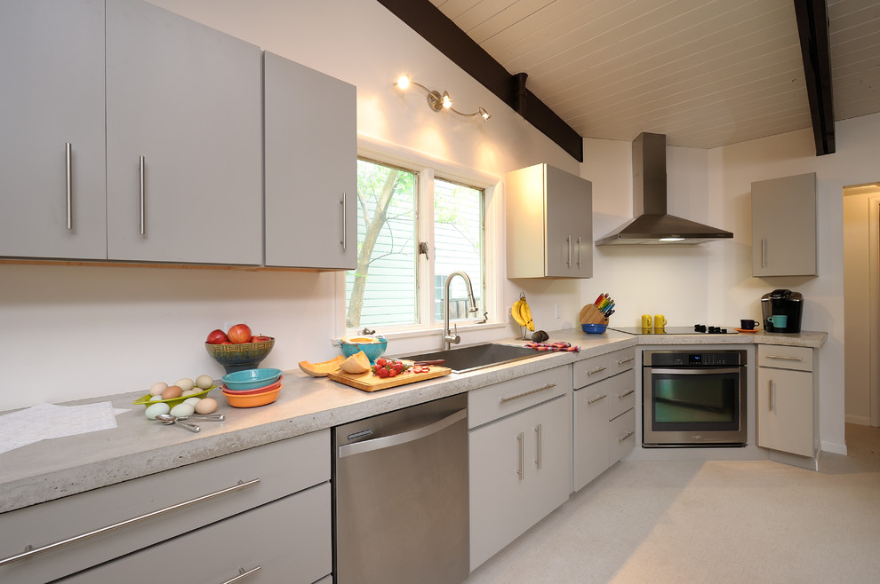 Mid Century Modern kitchen remodel