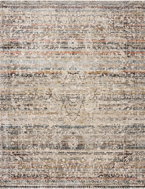 Theia Rug, Taupe and Multi, Taupe/Multi, 7'10"x10'