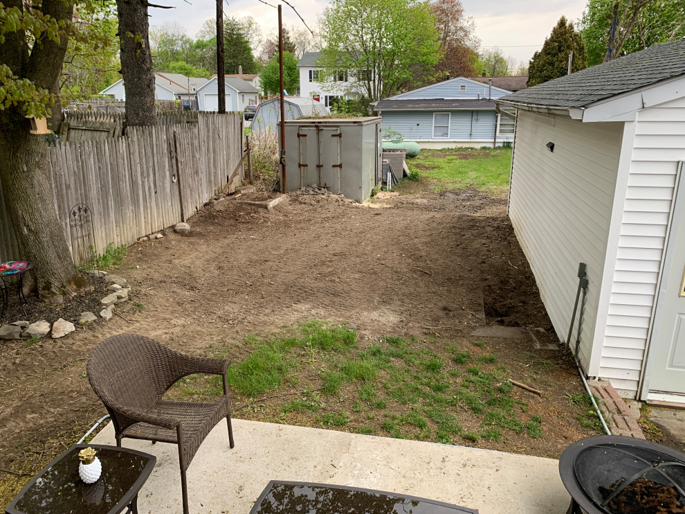 How should I design my backyard and alleyway?