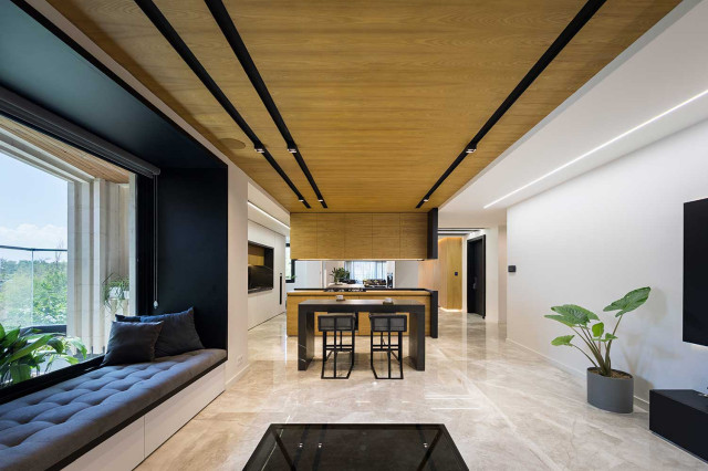 Appartement contemporary-living-room