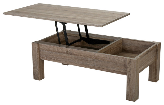 enida wood lift top storage coffee table - rustic - coffee tables enida wood lift top storage coffee table - rustic - coffee tables