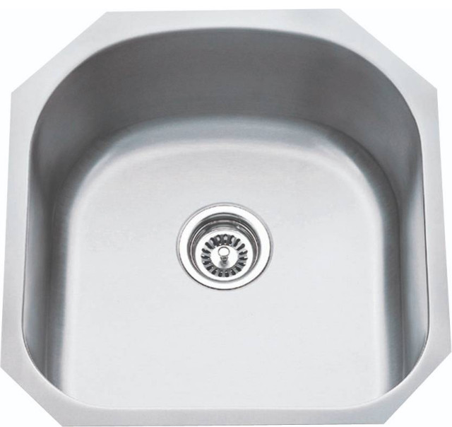 Stainless Steel 18-Gauge Single Bowl Undermount Utility Sink