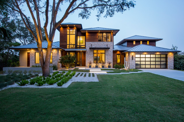 Ponte Vedra Contemporary trendy-hus-og-facade