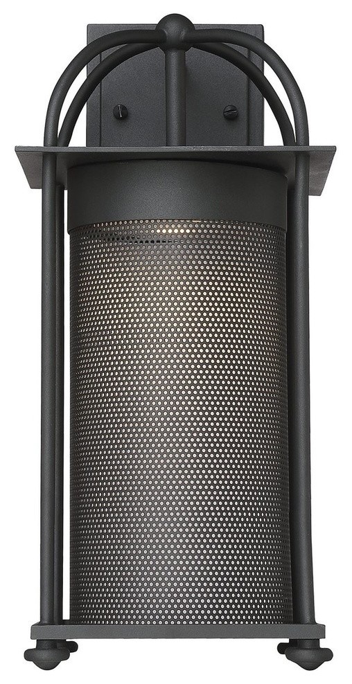 Savoy House 5-231 Sierra 1 Light 16/"H Integrated LED Outdoor Wall Black
