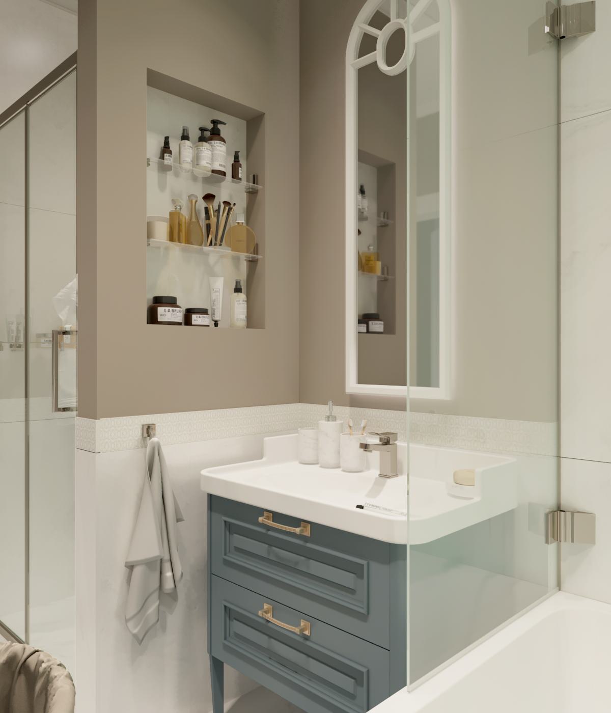 Санузел. В стиле Неоклассика