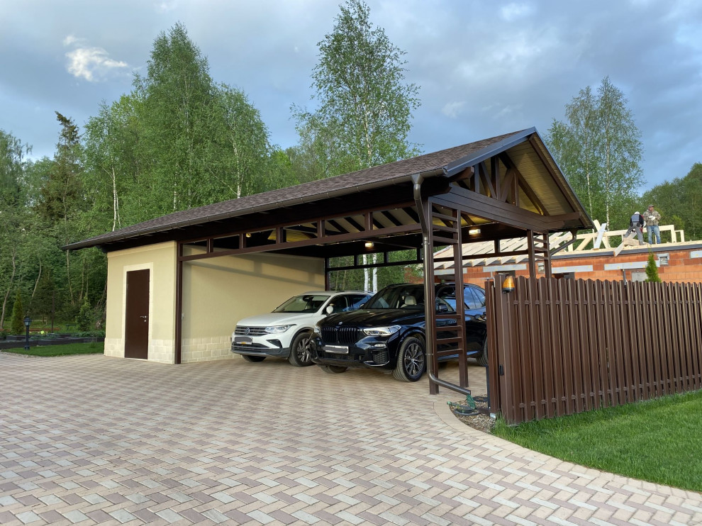 КП Никольское Лесное. Ландшафт, Автоматический полив. Беседка.