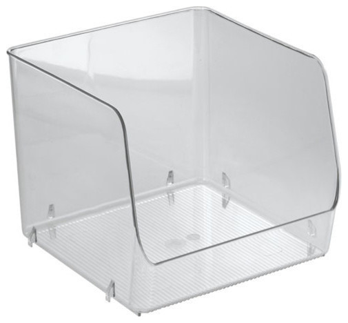Extra Large Clear Plastic Storage Bin Contemporary Bins Extra Large Clear Plastic Storage Bin Contemporary Bins And Boxes By Organize It