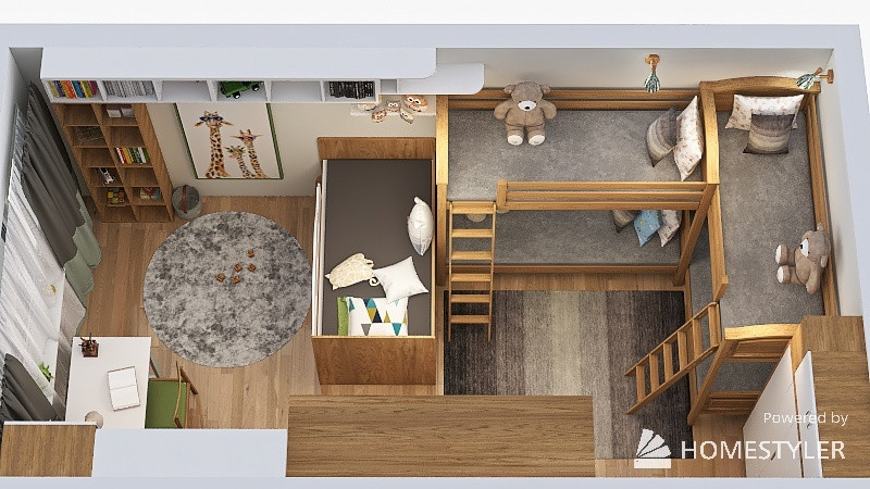 Комната для 5 детей в 5-этажке