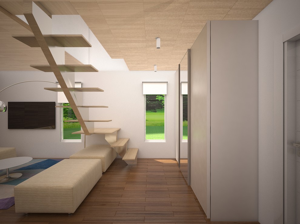 2 этажный дом 72 кв.м., интерьер в Скандинавском стиле.