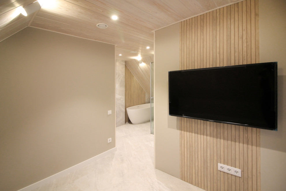 Срубовой коттедж в Рощино