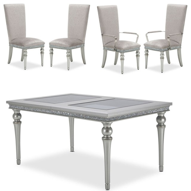 Melrose Plaza 5Piece Rectangular Dining Room Set Contemporary