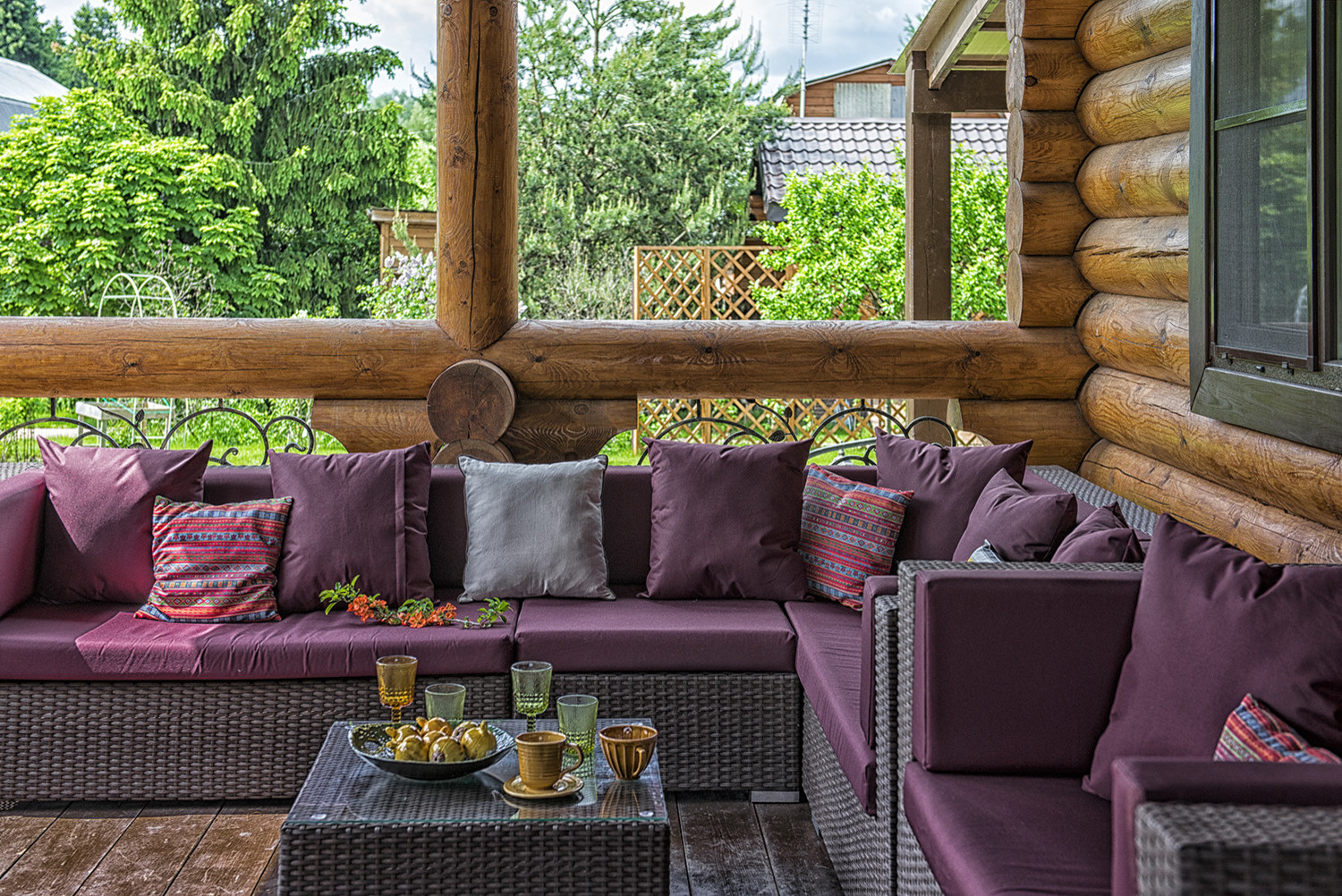 Загородный дом с экзотическим вкусом