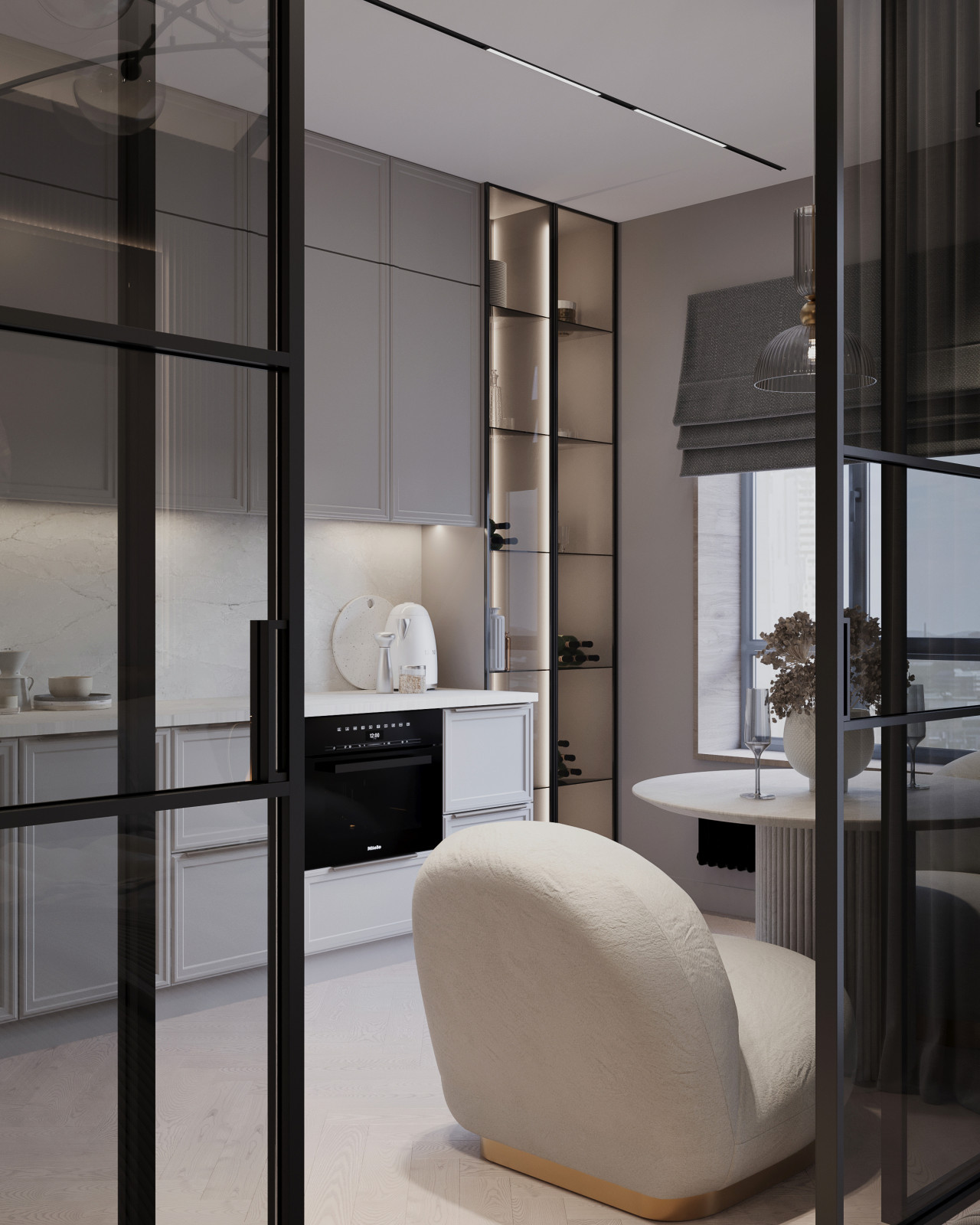 Квартира-студия для девушки в ЖК Екатерининский Парк