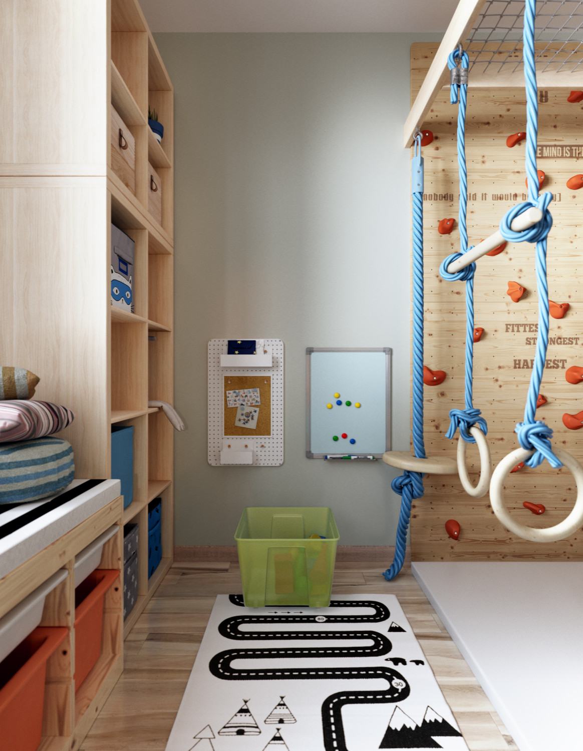 Комната для мальчика 3 года