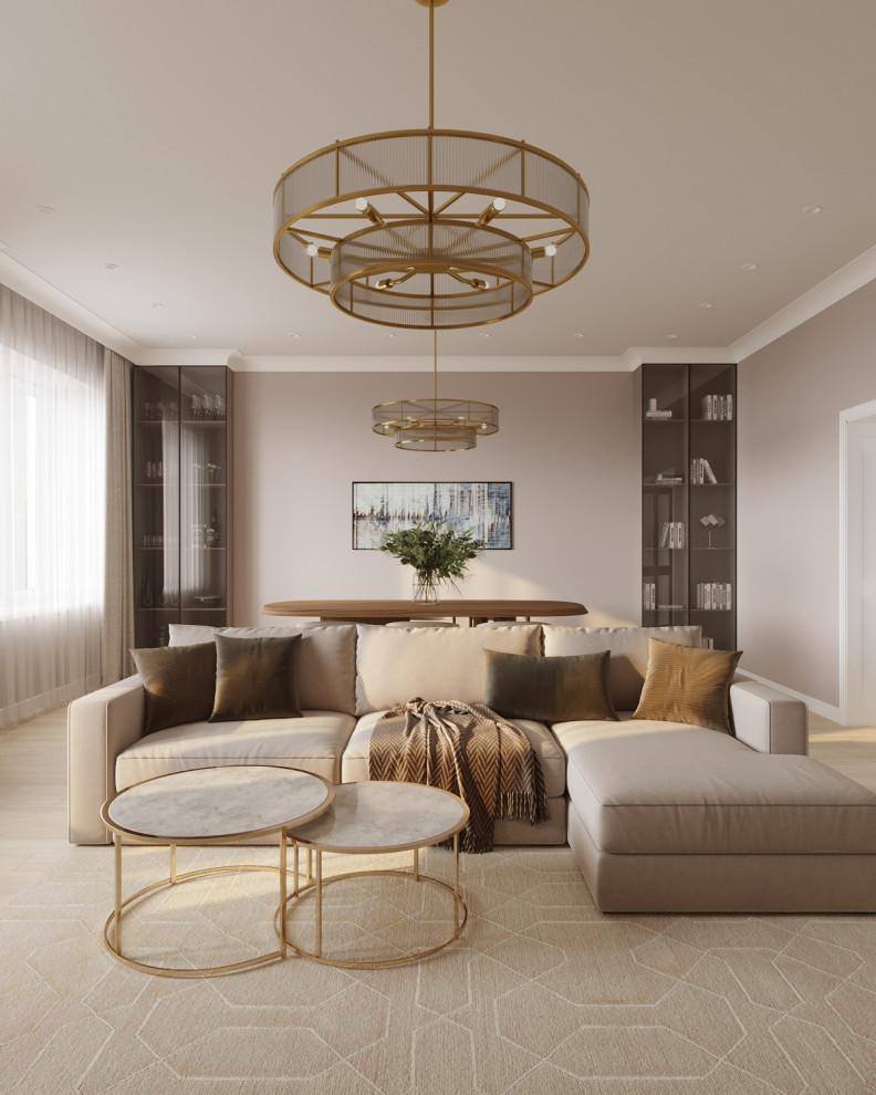 Гостиная квартиры в центре Казани