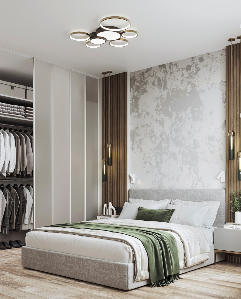 ЖК Nagatino i-Land. Спальня 10м2