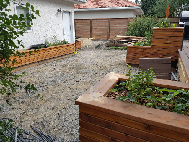 Deck Replacement with Planters terrace
