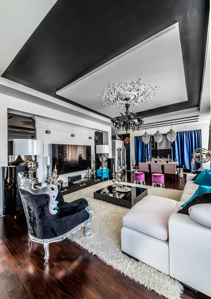 Съёмка интерьера квартиры в стиле фьюжн.