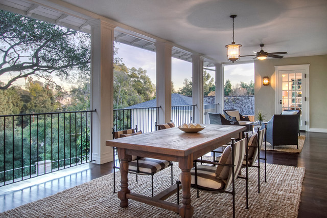 Myron Hunt Home, Pasadena, CA klassisch-terrasse