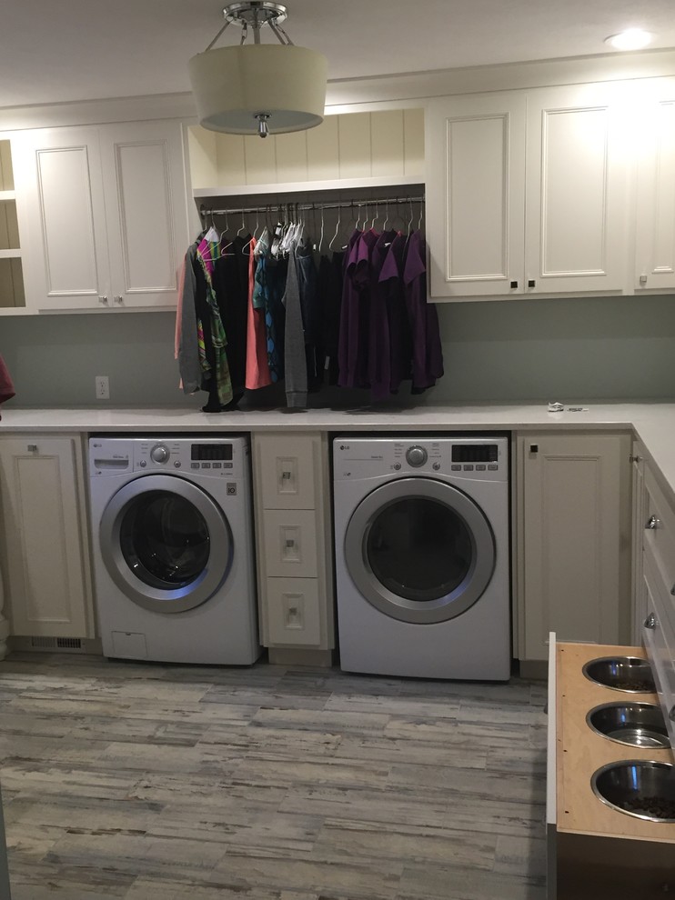 Eclectic laundry room in Other.