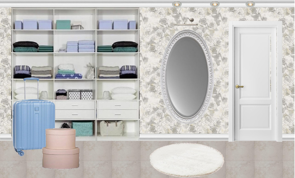 Гардеробная, площадь 3,0 кв. метра