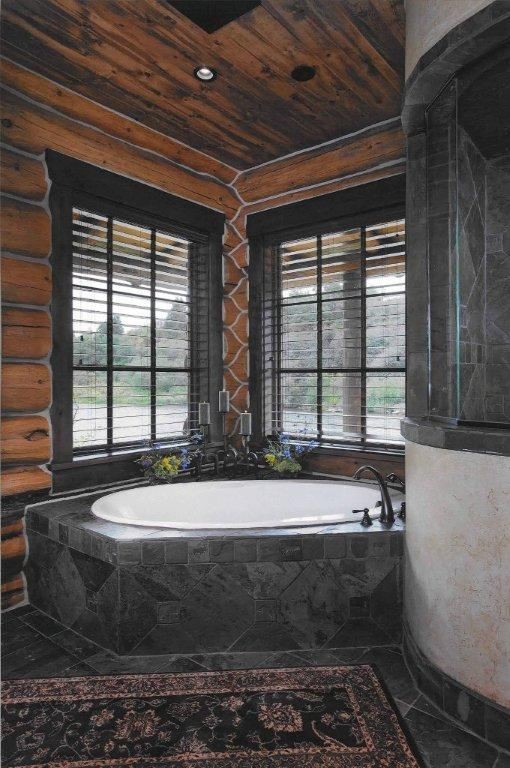 Bathroom - rustic bathroom idea