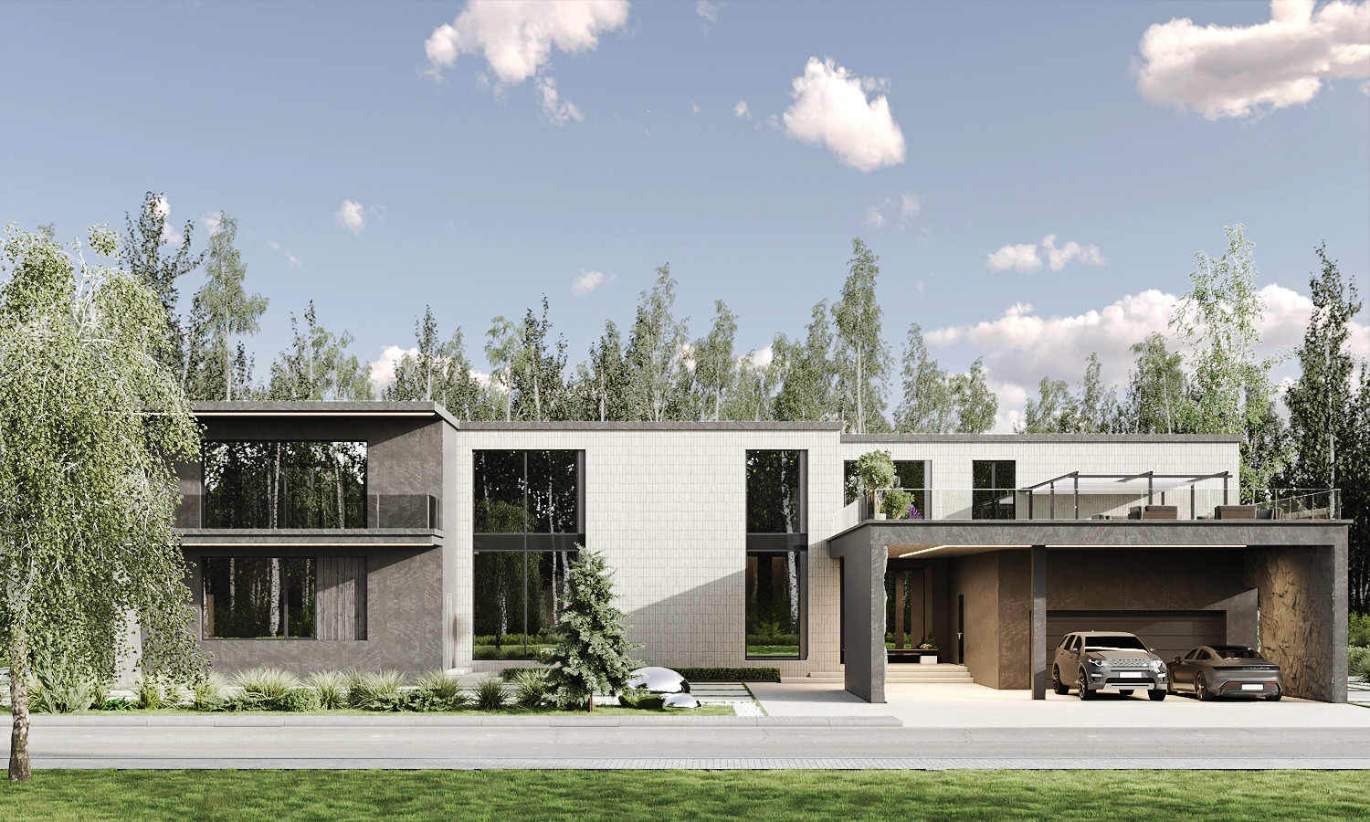 Эскиз дома 1000 кв.м