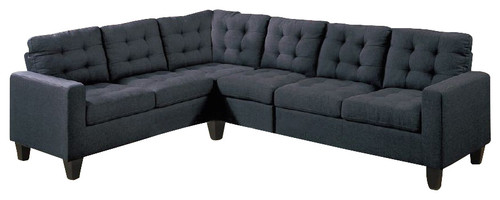 Modular Sectional Sofa, Black
