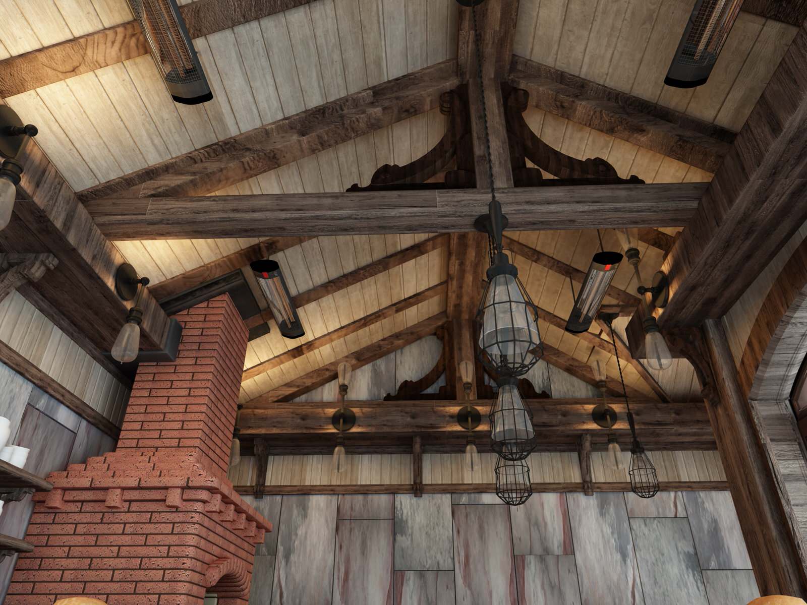 Дизайн зимней теплой беседки г.Челябинск