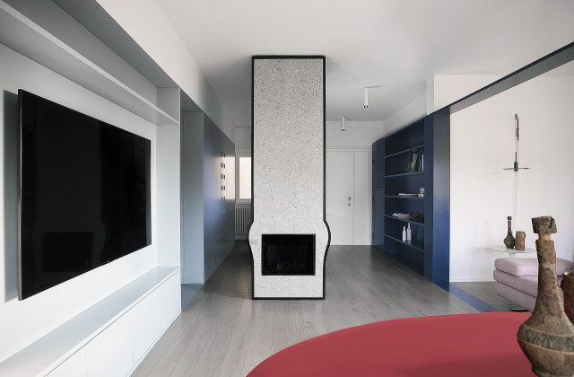 APT. ALBANO | 2019 ROME contemporary-living-room