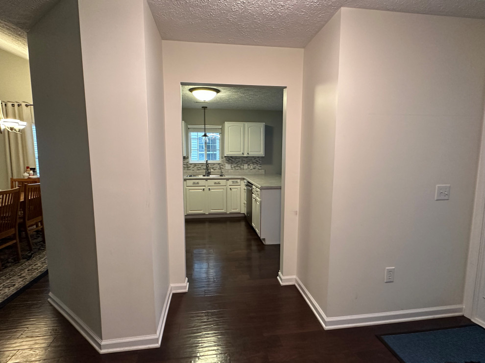 Inspiration for a transitional hallway remodel in Indianapolis