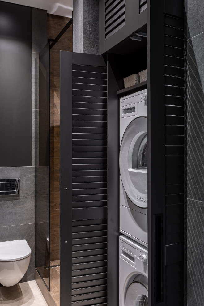 Санузел в стиле лофт