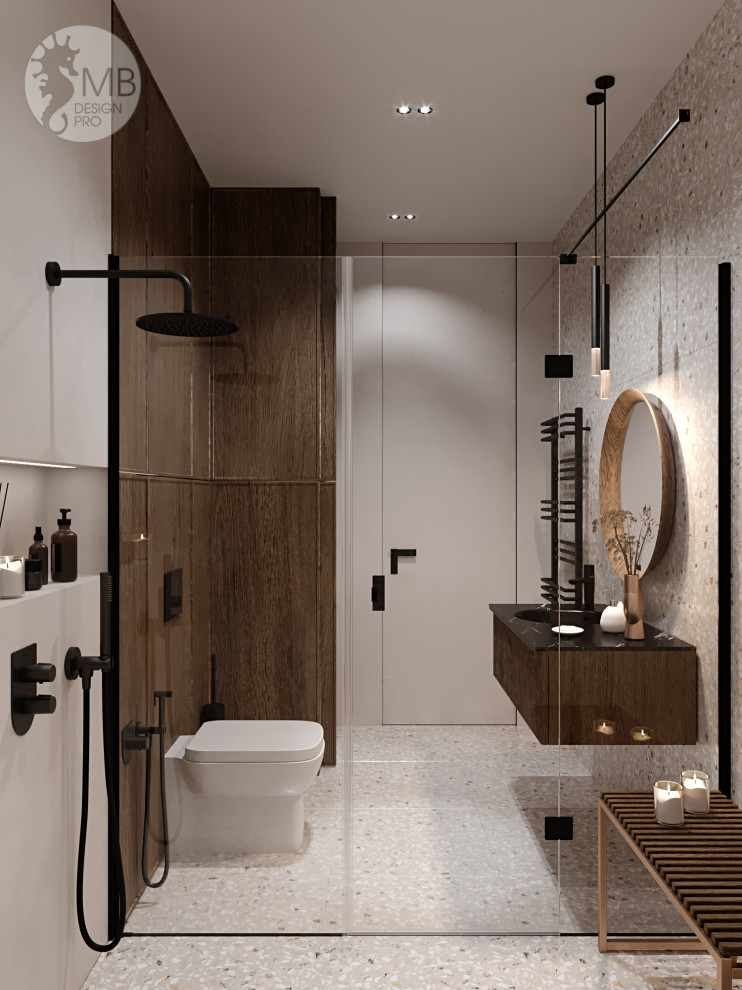 Квартира в золотисто-бежевых тонах