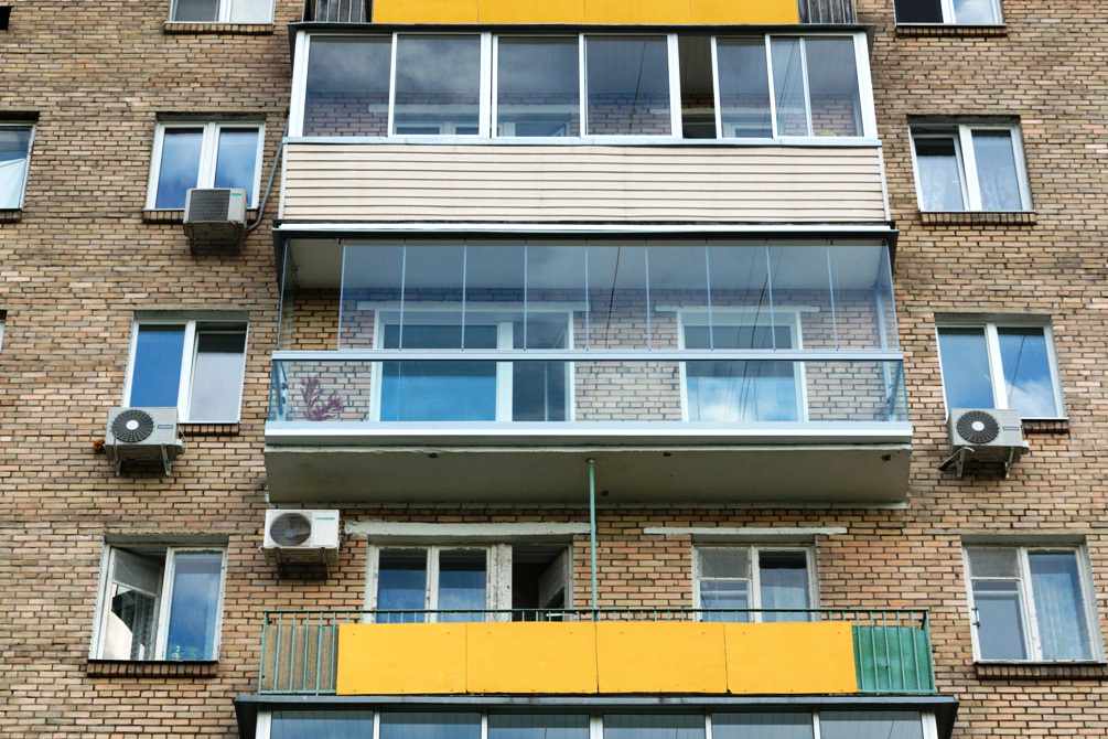 Панорамное остекление на фасаде