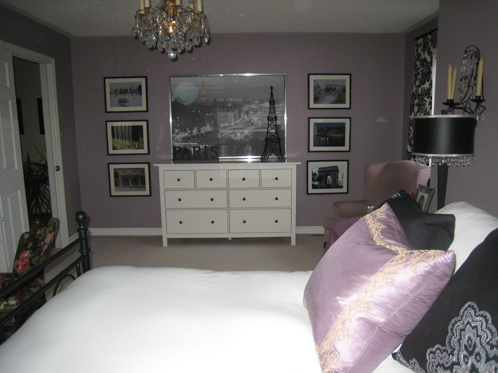 This is an example of an eclectic bedroom in Toronto.