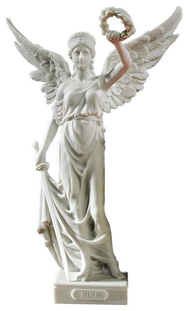 Nike Winged Goddess of Victory Statue - Traditional - Decorative ...