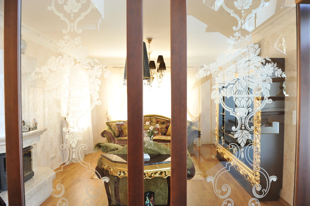 Матовый рисунок на стекле