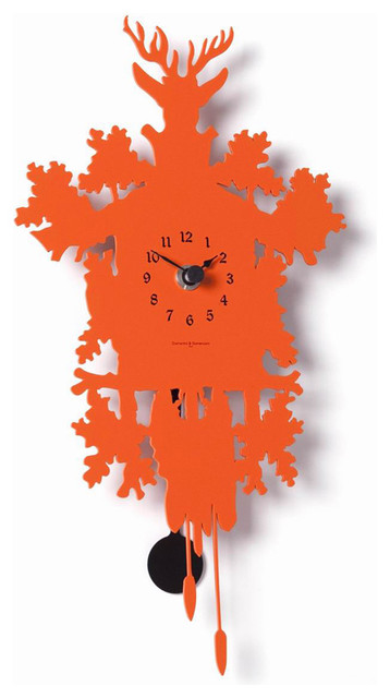 Diamantini Domeniconi Cucu Mignon Lacquered Clock Modern Diamantini Domeniconi Cucu Mignon Lacquered Clock Modern Clocks By Switch