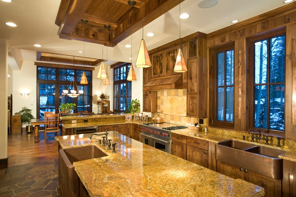 Glen Wild Residence in Breckenridge, CO - Traditional - Kitchen