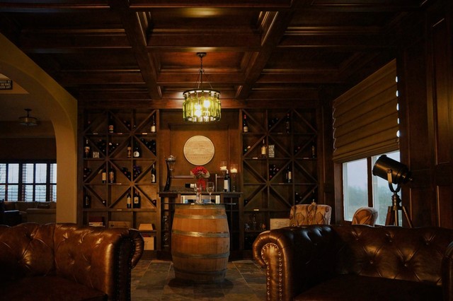 Zt Wine Cigar Lounge Klassisch Modern Weinkeller Chicago